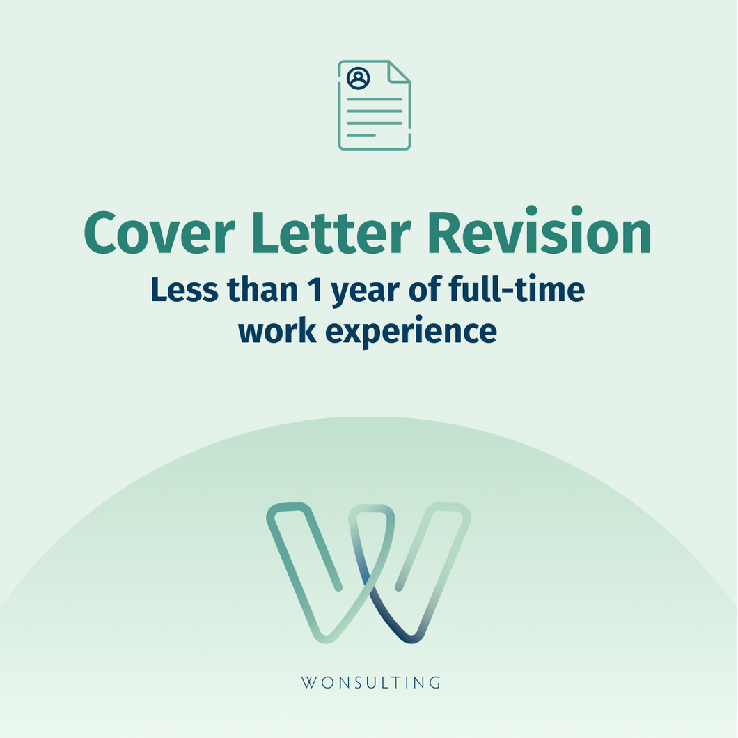Student - Cover Letter Revision