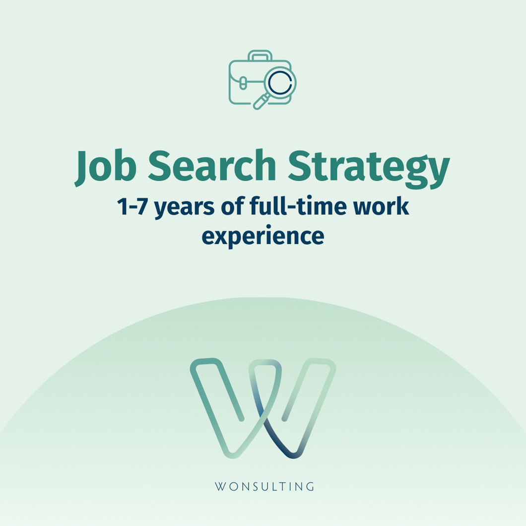 Early Career - Job Search Strategy