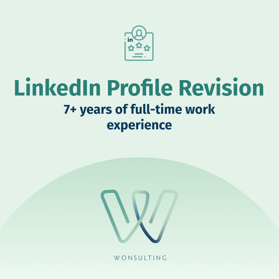 Professional - LinkedIn Profile Revision